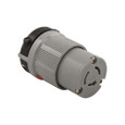Cooper Wiring Devices 20A 125/250V Safety Grip Locking Receptacle, Three-Pole Three-Wire