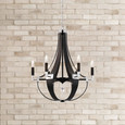 Schonbek SCH-CY1006N Crystal Empire 6 Light 24in x 29.5in Chandelier