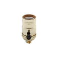 Cooper Wiring Devices Three-Way Metal Shell Electrolier Lampholder, Aluminum