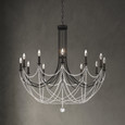 Schonbek SCH-RJ1012N Verdana 12 Light 43in x 42.5in Chandelier