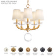 Schonbek SCH-MA1005N Emilea 5 Light 19.5in x 22.5in Chandelier