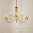 Schonbek SCH-RJ1018N Verdana 18 Light 43in x 42.5in Two-Tier Chandelier