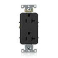 Leviton Decora Plus Commercial Grade Duplex Receptacle, 20-Amp 125-Volt NEMA 5-20R, White