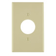 Leviton Thermoplastic Nylon Device-Mount Midway Wallplate, Single Receptacle