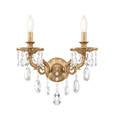 Schonbek SCH-5642 Milano 2 Light 13.5in x 15.5in Wall Sconce