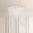 Schonbek Signature CH4803N Chantant 8-Light 43in x 52.5in Oval Flush Mount