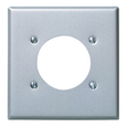 Leviton 302 Stainless Steel Device/Flush Mount 2-Gang Wallplate