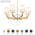 Schonbek SCH-MA1008N Emilea 8 Light 33in x 24in Chandelier