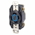 Leviton 2720 Industrial Grade Locking Receptacle, Impact & Chemical-Resistant