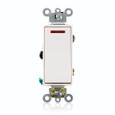 Leviton 120-Volt AC 20-Amp 1-Pole Commercial/Specification Grade Rocker Pilot Light Switch