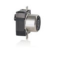 Leviton Industrial Grade Flush Mount Corrosion-Resistant Locking Receptacle