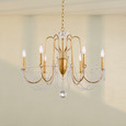 Schonbek SCH-AR1006N Esmery 6 Light 28in x 24in Chandelier