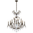 Schonbek SCH-RN3872N Renaissance Nouveau 12 Light 32in x 38in Chandelier