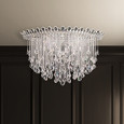 Schonbek SCH-TR4802N Trilliane Strands 8 Light 45in x 28.5in Flush Mount