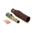 Leviton 17 Series Cam-Type Male Plug, Brass Contact