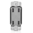 Leviton Smart Chip 4-Port USB Type-A Charging Receptacle, 4.2A-125V