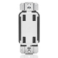 Leviton Smart Chip 4-Port USB Type-A Charging Receptacle, 4.2A-125V