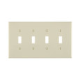 Leviton Thermoplastic Nylon Midway Toggle Switch Wallplate, Brown