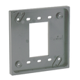 Leviton 4-in-1 Modular Adapter Plate, Black