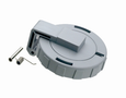 Leviton CA100 IP67 Watertight Closure Cover for Pin & Sleeve Receptacles, 100 Amp, Valox 357, Gray