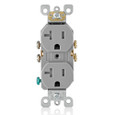 Leviton Tamper-Resistant Straight Blade Duplex Receptacle, 15-Amp 125-Volt