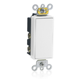 Leviton 120/277V AC 20A SPDT Center-Off Toggle Switch, Industrial/Specification Grade