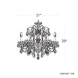 Schonbek SCH-1705 Century 6 Light 21in x 20in Chandelier