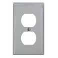 Leviton Thermoplastic Nylon Device Mount 1-Gang Duplex Receptacle Wallplate