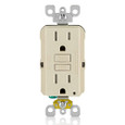 Leviton GFTR1-E Residential Grade Slim Tamper-Resistant Self-Test GFCI Receptacle