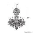 Schonbek SCH-6815 Olde World 23 Light 36in x 52in Chandelier