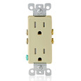 Leviton T5325-E Residential Grade Tamper-Resistant Duplex Receptacle, 15A