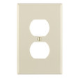 Leviton Thermoplastic Nylon Midway 1-Gang Duplex Receptacle Wallplate