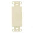 Leviton Nylon QuickPort 1-Gang Multimedia Blank Insert, Black