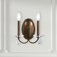 Schonbek SCH-MD1002N Modique 2 Light 10in x 11.5in Wall Sconce