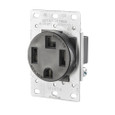 Leviton Industrial Grade Single Straight Blade Receptacle, 50A 125/250V NEMA 14-50R