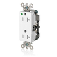 Leviton Hospital Grade Extra Heavy-Duty Straight Blade Duplex Receptacle, 20-Amp 125-Volt NEMA 5-20R