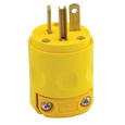 Leviton 3-Wire 2-Pole Commercial Grade Straight Blade Plug, 125V 15A NEMA 5-15P