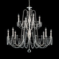 Schonbek SCH-AR1012N Esmery 12 Light 37in x 38.8in Two-Tier Chandelier