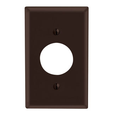 Leviton Thermoset Device Mount Tamper-Resistant Single-Gang Receptacle Wallplate