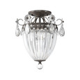 Schonbek SCH-1242 Bagatelle 1 Light 12.5in x 10in Semi-Flush Mount