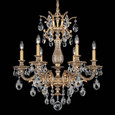 Schonbek SCH-5676 Milano 6 Light 24in x 26.5in Chandelier