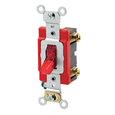 Leviton Industrial Grade Pilot Light Toggle Switch, 1-Pole, 120V