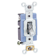 Leviton Industrial Grade Pilot Light Toggle Switch, 1-Pole, 120V