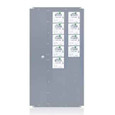 Leviton Series 2000 10-Meter MMU Surface Mount Enclosure, 208VAC 3P/4W