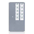 Leviton Series 2000 10-Meter MMU Surface Mount Enclosure, 208VAC 3P/4W