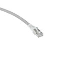 Leviton Cat 6 Shielded SlimLine Boot Patch Cord, Grey