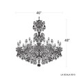 Schonbek SCH-5013 La Scala 24 Light 46in x 48in Chandelier