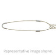 Leviton Single U Eye, Closed Mesh, Single Weave, Standard Duty, Support Wire Mesh Grip .500 - .610 Cable Dia.Range, Length