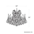 Schonbek SCH-3790 Renaissance 12 Light 33in x 26in Chandelier