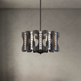 Schonbek SCH-MR1004N Twilight 4 Light 18in x 8.5in Pendant